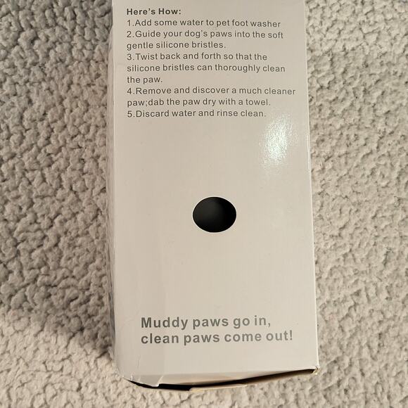 Soft Gentle Pet Foot Cleaner with Handle, Adjustable Brush Large - Picture 3 of 5